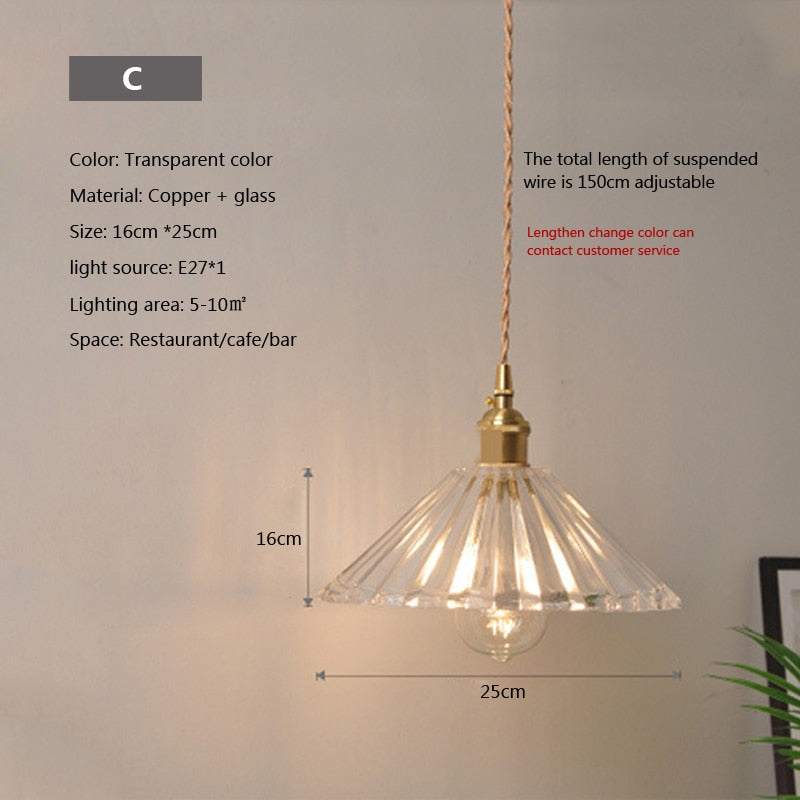 VIvolux | Nordic Brilliance Transparente Glas Pendelleuchte