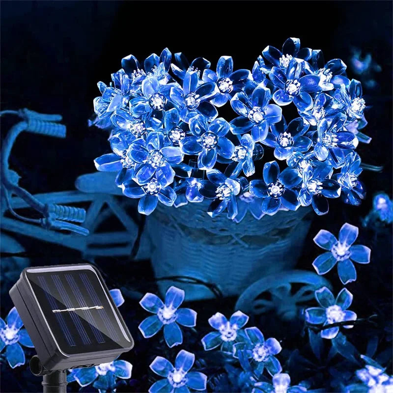 Brehn | Solar Blumen Lichterkette