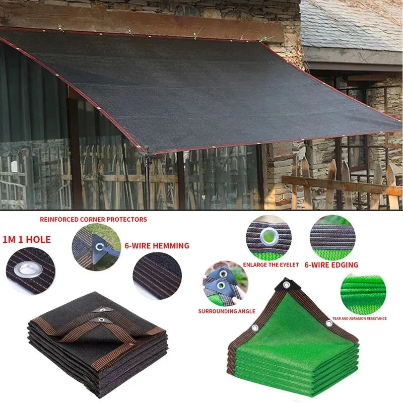 Brehn | Anti-UV Sonnenblock Mesh Haltbare Balkon Sichtschutzschirm