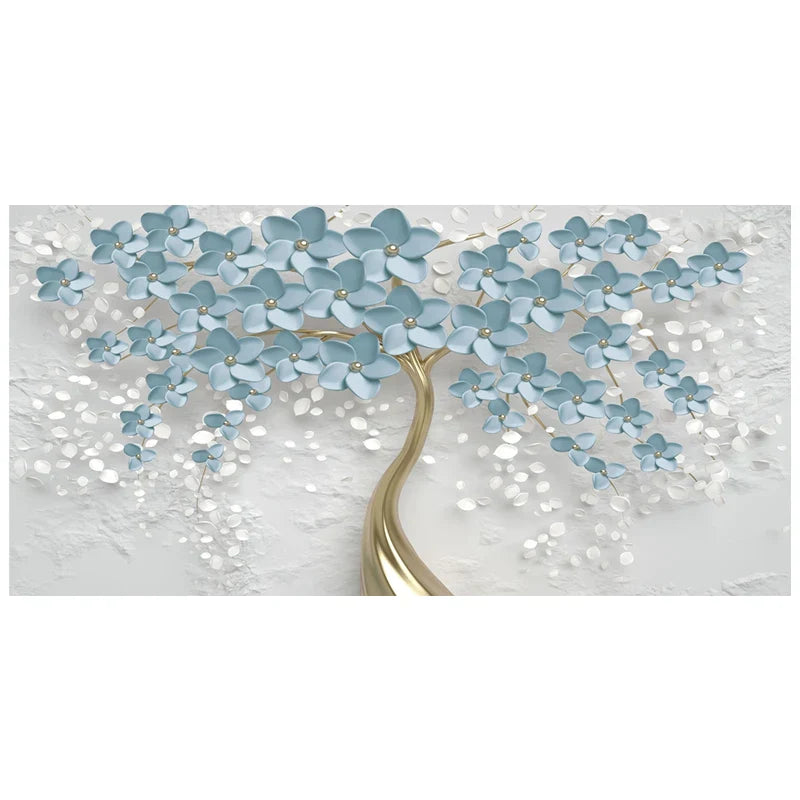 Abstract Floral Big Blossom Petal Tree Wandkunst Feine Kunst Leinwanddrucke Bild Für Wohnzimmer Schlafzimmer Salon Kunst Dekor | Brehn