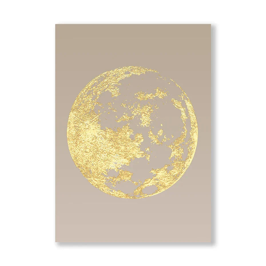 Blaue Minimalistische Goldene Abstrakte Florale Wandkunst Feine Kunst Leinwanddrucke Bilder Für Luxuriöses Wohnzimmer Esszimmer Home Office Kunst Dekor | Brehn