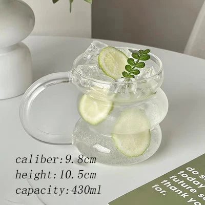 Brehn | Sleek Glass Unregelmäßiger Blasentasse
