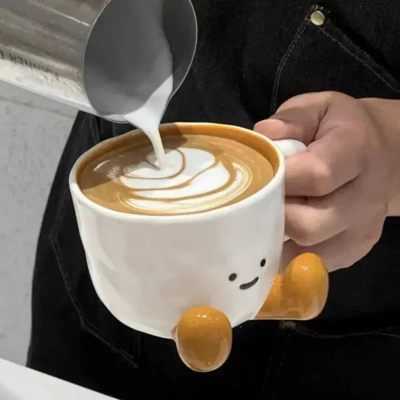 Brehn | Glücklich Süßes Gesicht Keramiktasse
