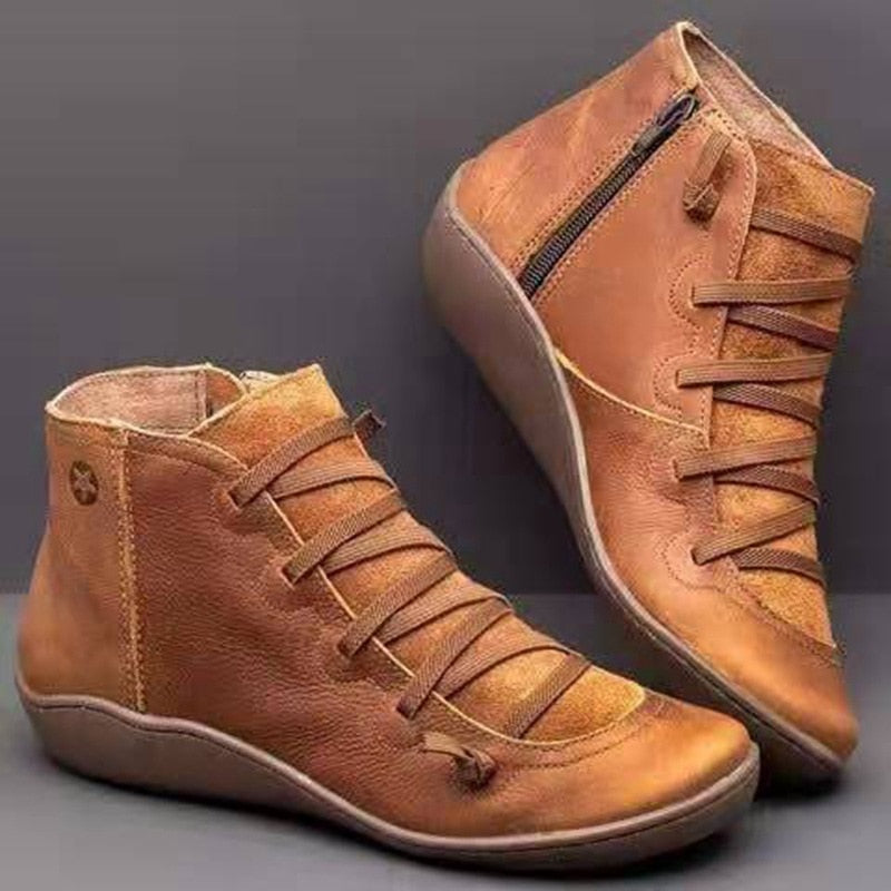Leder - Bequeme Damenstiefel
