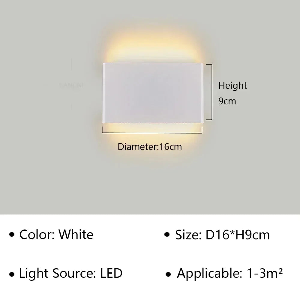 Brehn | LumiEra Moderne LED Wandleuchte | Stilvolles Design | Warmweißes Licht für Schlafzimmer, Flur & Badezimmer