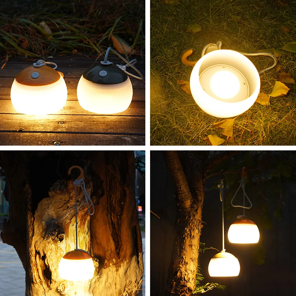 Brehn | Retro Campinglaterne USB wiederaufladbares Licht - CampGlow