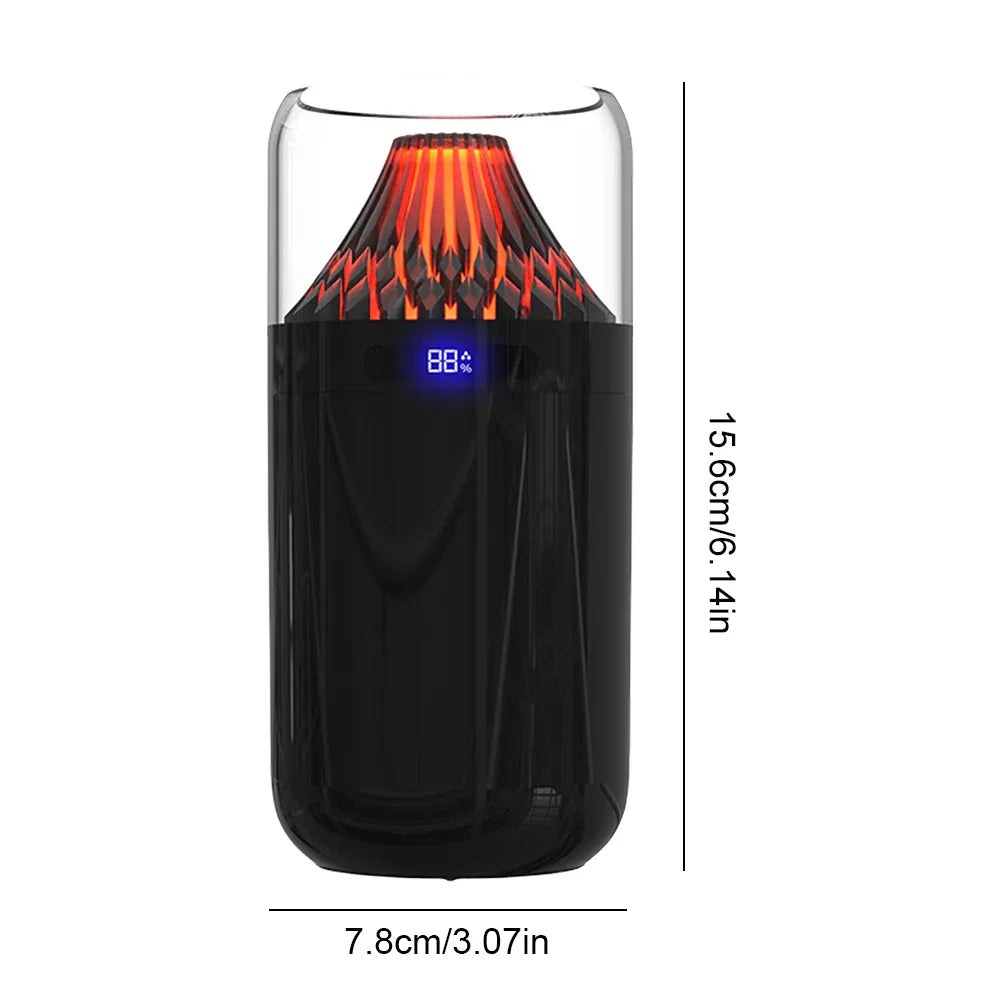 Brehn | Vulkanflamme LED Aromatherapie ätherischer Öl Nebel Diffusor