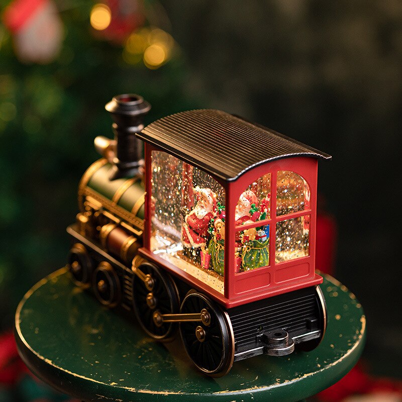 Brehn | Weihnachtsmann Weihnachtszug Spieluhr