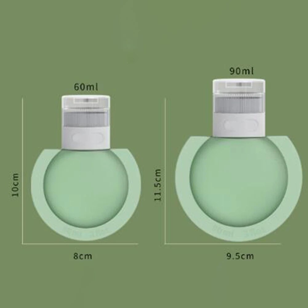 VIvolux | Auslaufsichere Silikon Quetschflasche Reise Flüssigkeitsspender