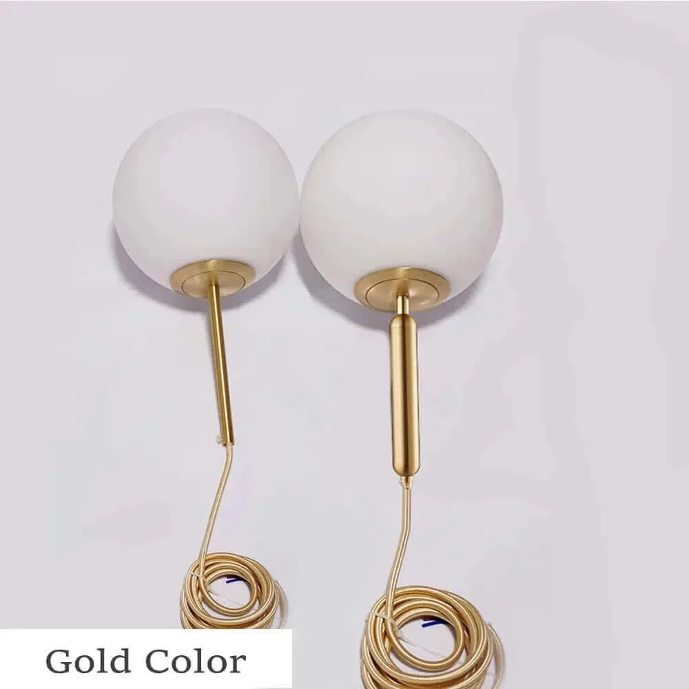 Brehn | Mid-Century Modern Glas Ball Pendelleuchte