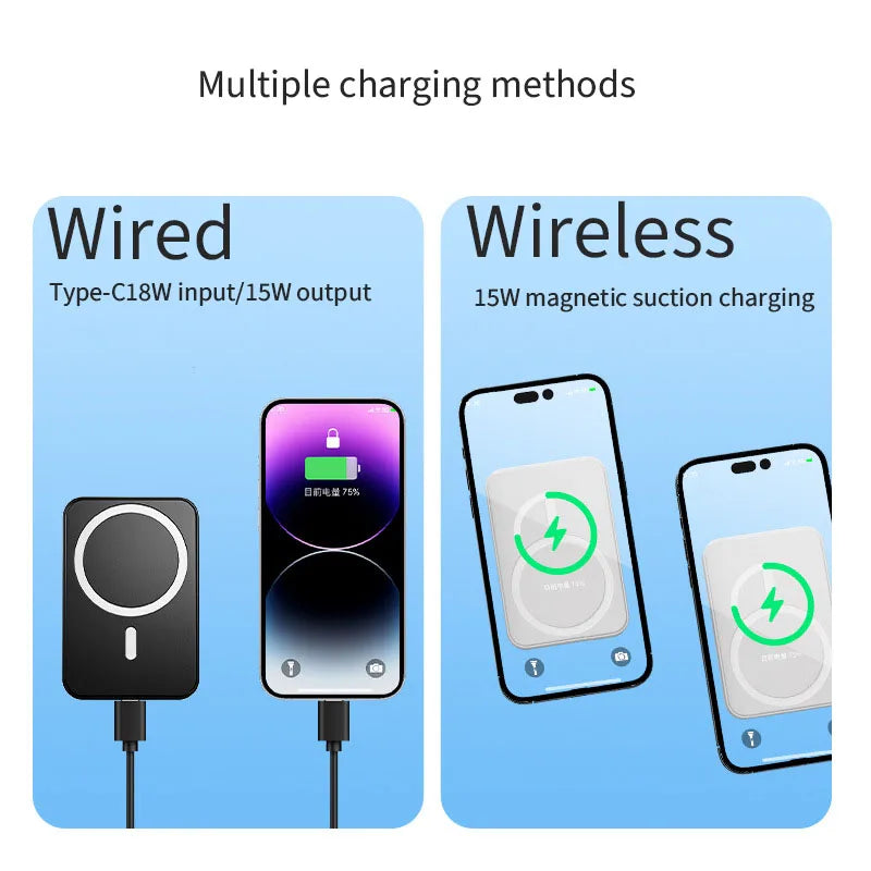 Magnetische kabellose Powerbank mit Ständer