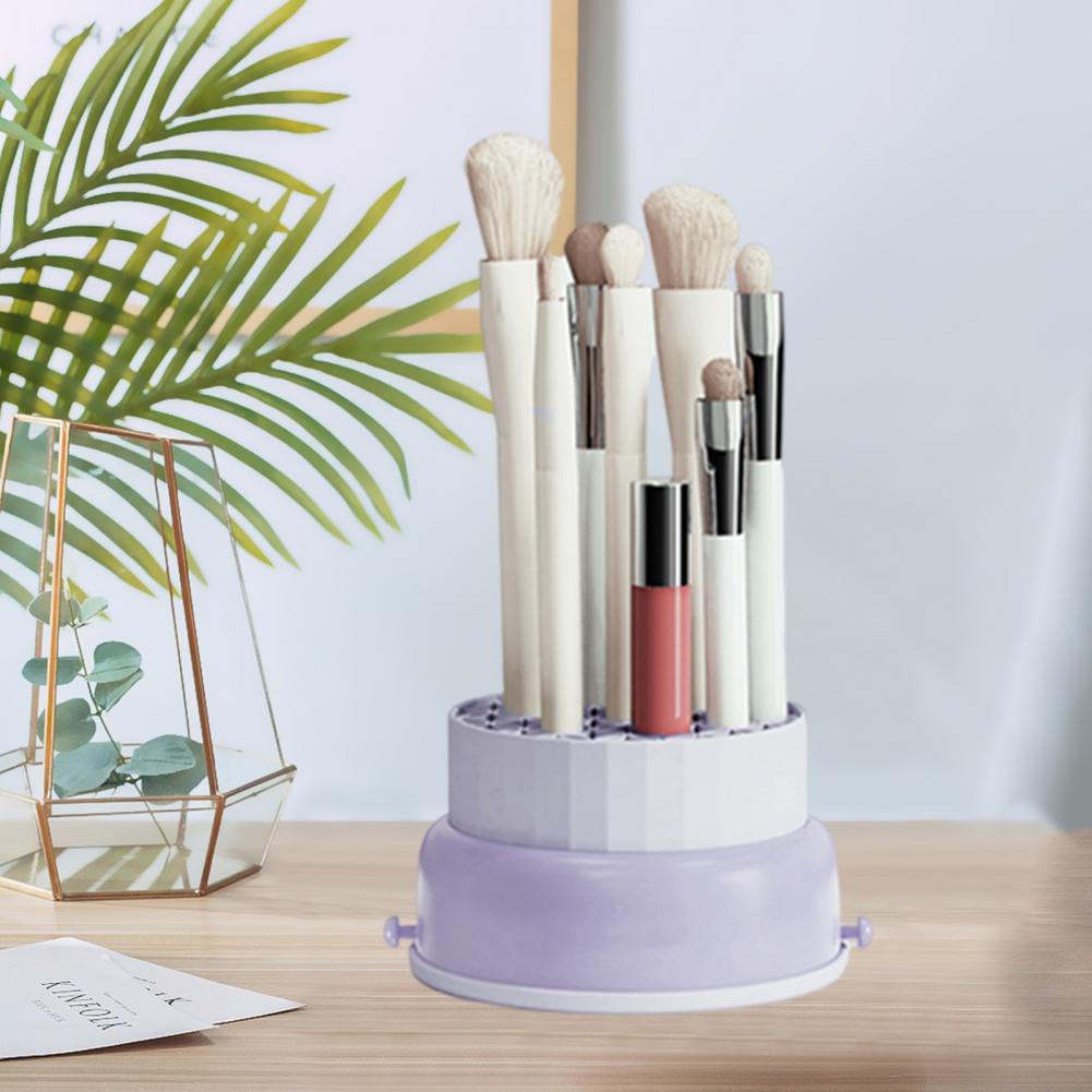 VIvolux | Einfacher Make-up-Reinigungs-Pinsel-Organizer Aufbewahrungsbox