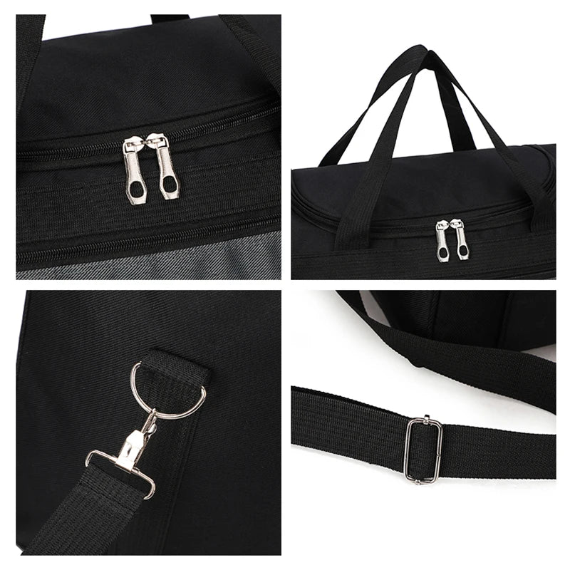 Brehn | Travinero Faltbare Reisetasche Herren | Große Kapazität | Wasserdichte Schultertasche für Geschäftsreisen & Kurztrips | Sport- & Freizeittasche
