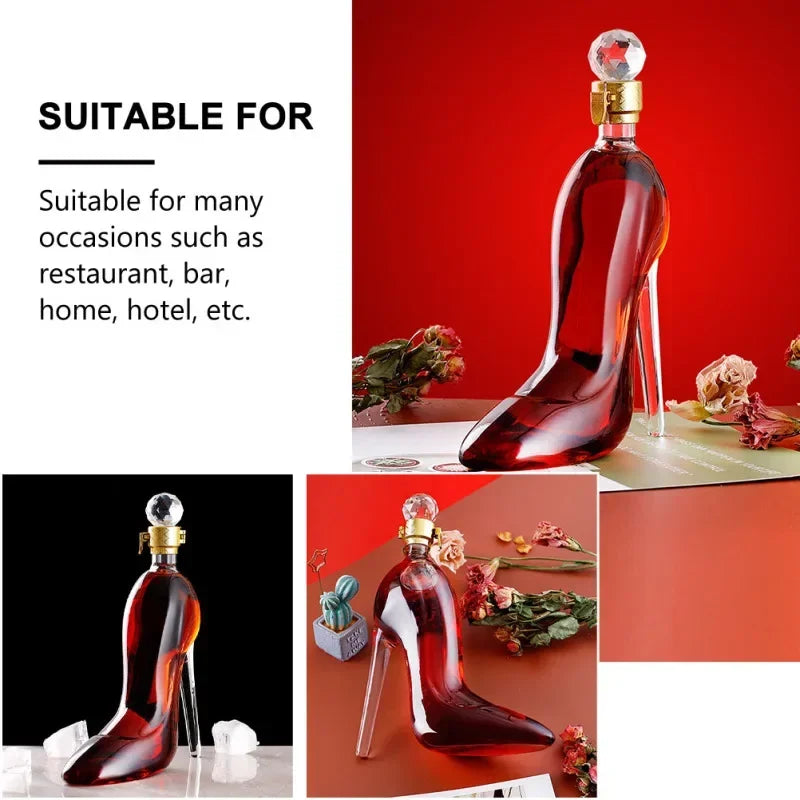 Brehn | High Heel Fancydesign Glas Weinkaraffe