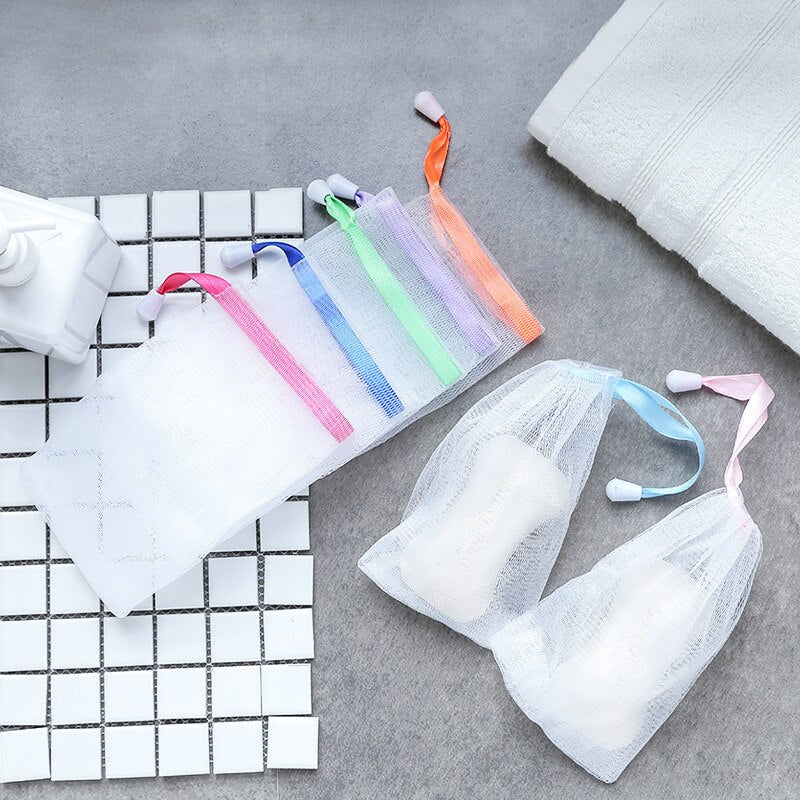 VIvolux | 10Pcs Hängbare Seifenorganisator-Mesh-Tasche