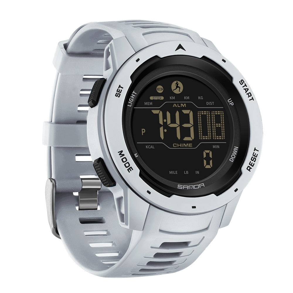 Brehn | Wasserdichte Militär-Schrittzähler Digitaluhr