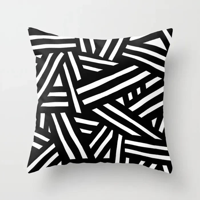 Moderne Abstrakte Geometrische Bunte Kissenbezüge 45x45cm Kissenhüllen Für Sofa Wurfkissen 60x60cm 50x50cm Trendige Wohnkultur | Brehn