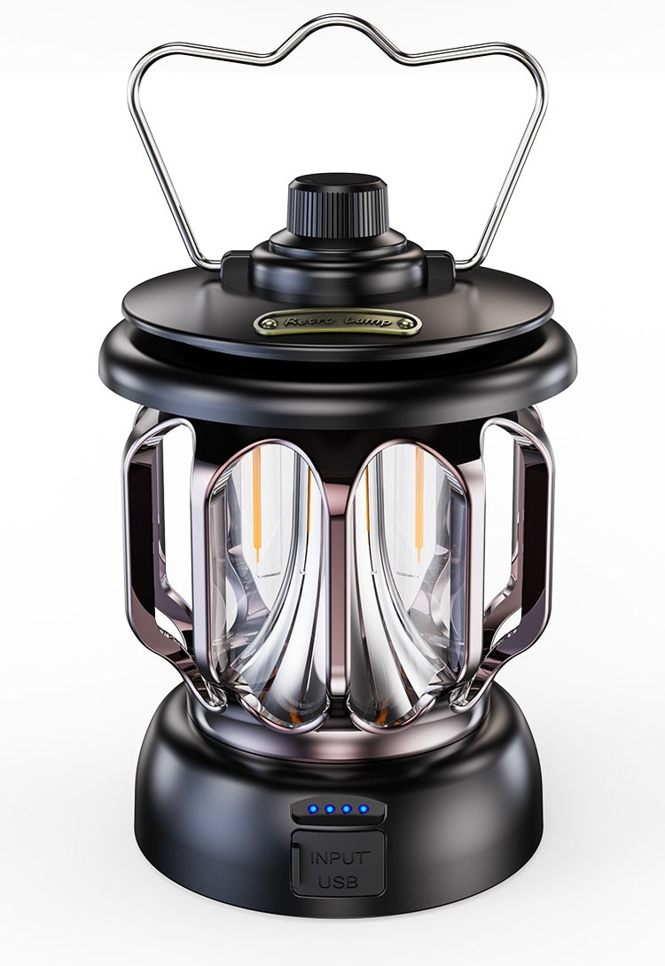 Brehn | Retro Power Bank Camping LED Lampe