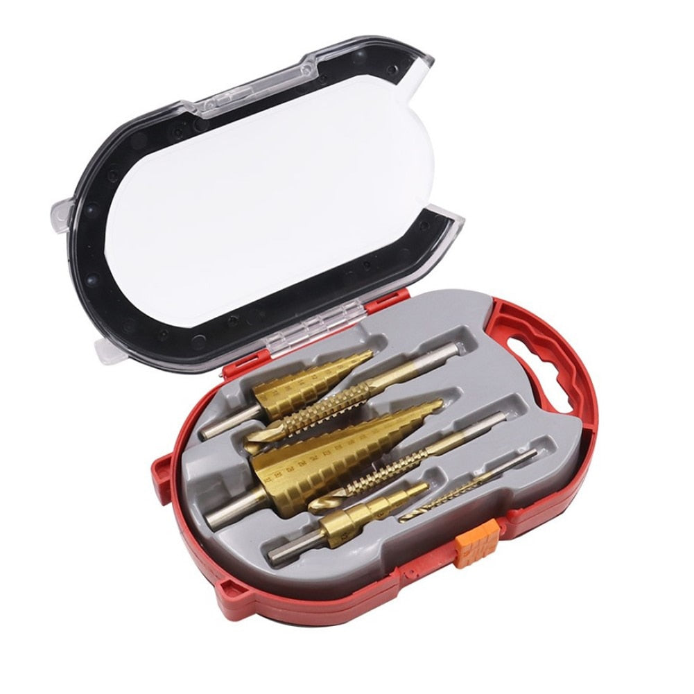 Brehn | 6-teiliges Titan-Bohrer-Set | Für präzises Bohren durch Metall, Holz und andere Materialien