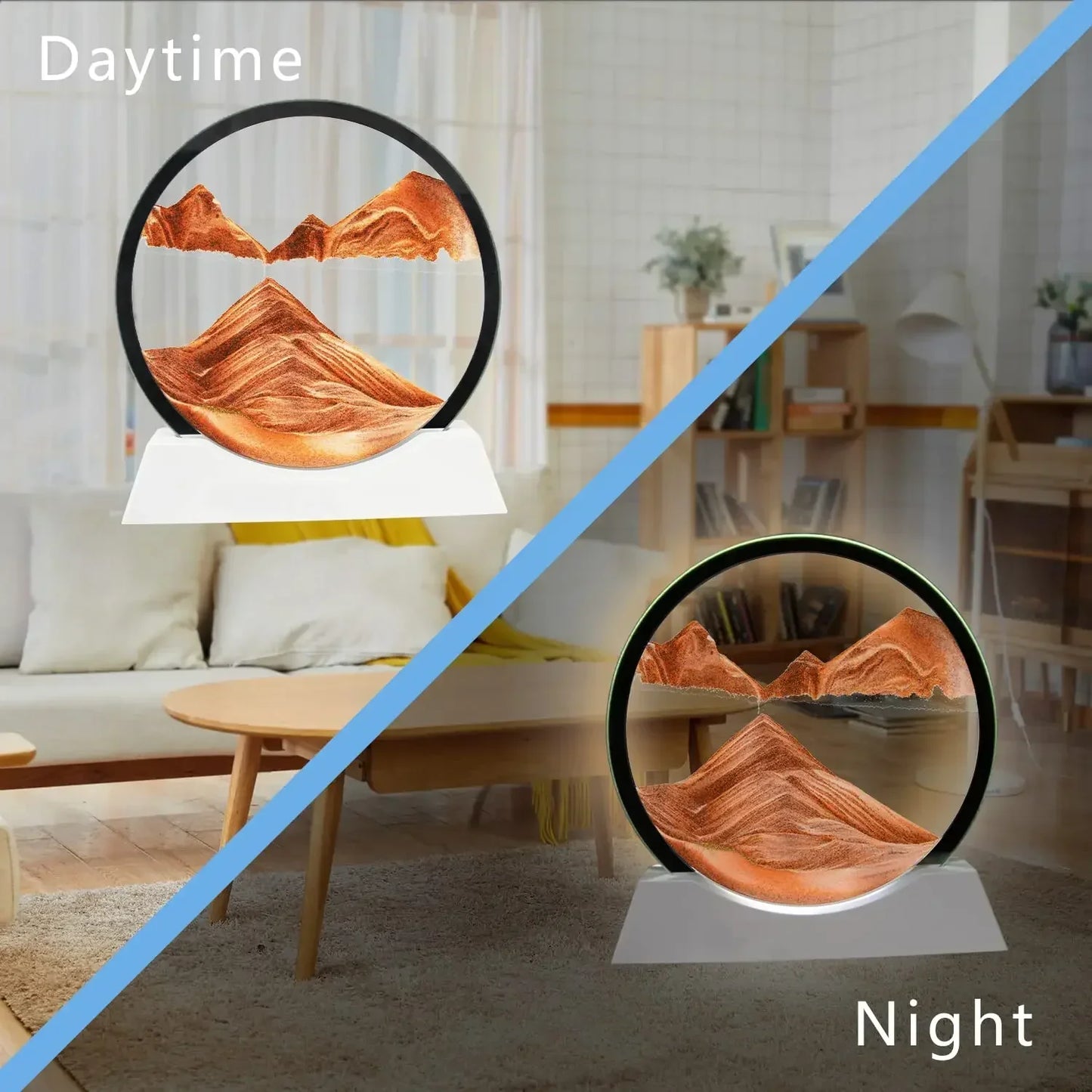 Brehn | Bewegende Sand Tischlampe