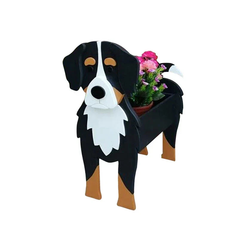Blumentopf – Pfotenstark – Pflanzgefäß für Hunde – Verschiedene Rassen