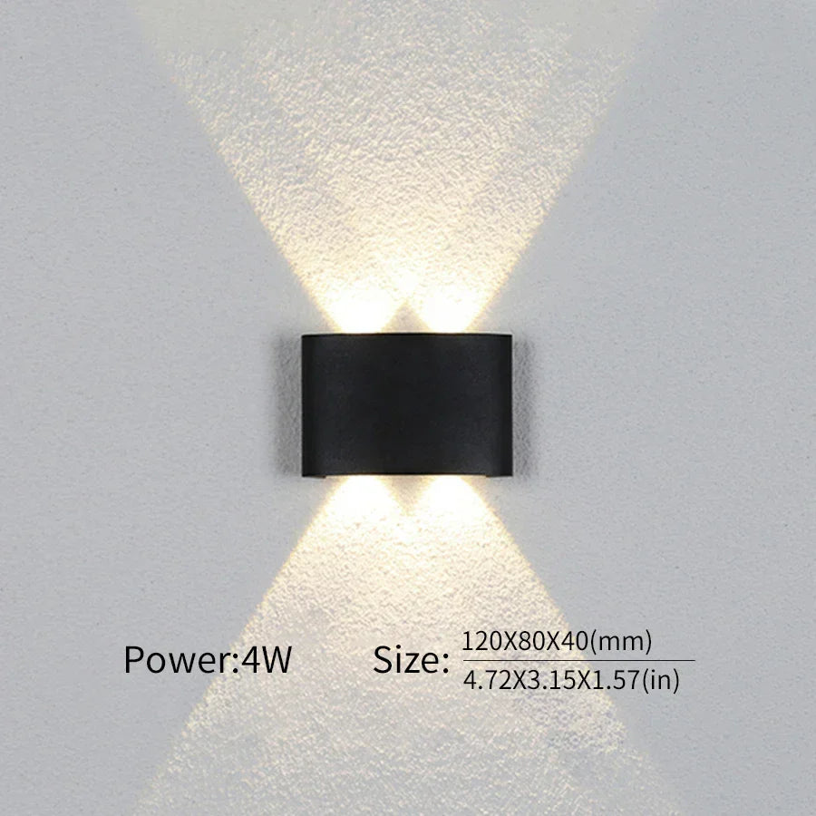 Modern lighting, indoor or outdoor: The versatile LED wall lamp