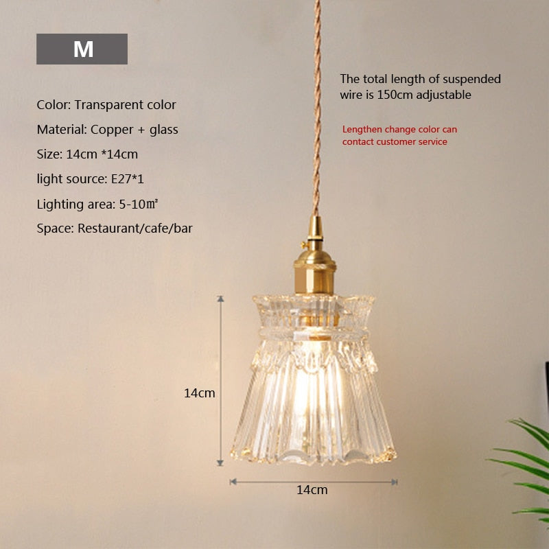 VIvolux | Nordic Brilliance Transparente Glas Pendelleuchte