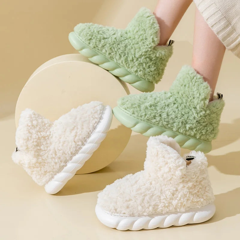 Warme und Kuschelige Damen-Hausschuhe für Herbst und Winter – Rutschfeste, Bequeme Pantoffeln für Zuhause und Freizeit | Brehn