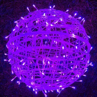 LED Rattan Kugel-Lichterkette – Dekorative Außenbeleuchtung für Garten und Partys | Brehn