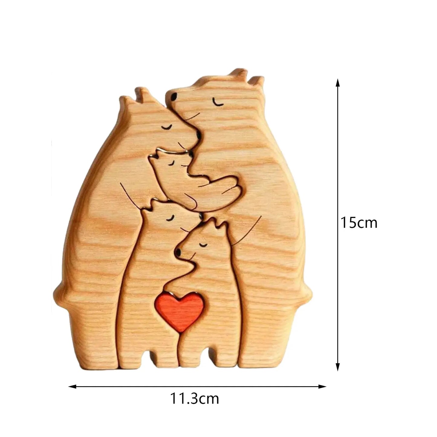 Loving Bears Interlocking Puzzle Dekor | Brehn