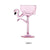 Pink Flamingo Cocktail Klare Party Gläser