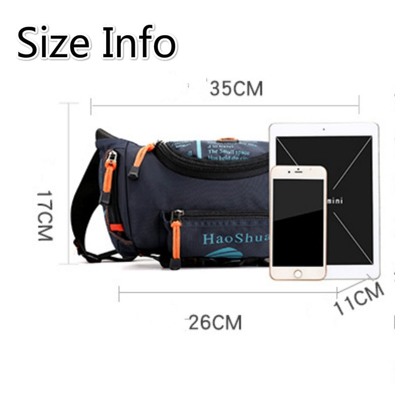 Brehn | Wasserdichte Oxford-Stil Stash-Taschenbauchtasche