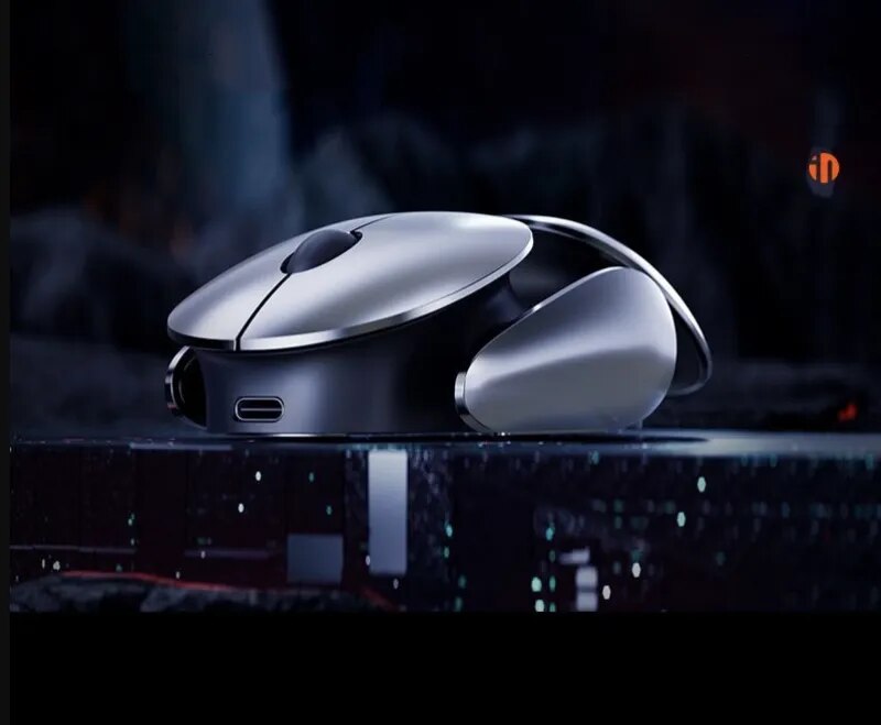 VIvolux | Aluminium Raum Schiff Drahtlose Gaming Maus