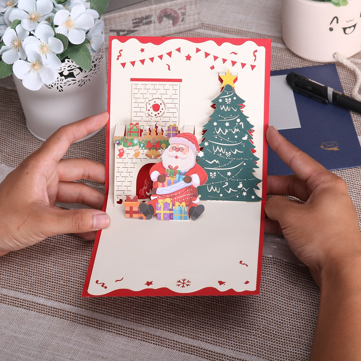 Brehn | 3D Pop-Up Fröhliche Weihnachtsgeschenkkarten