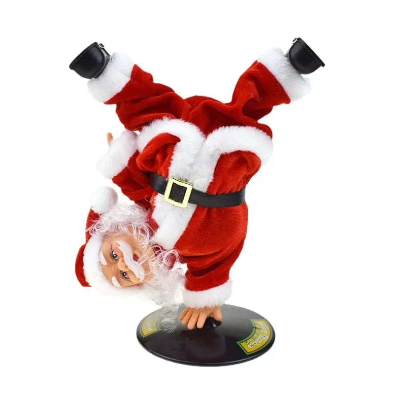 Brehn | Breakdance Weihnachtsmann Dynamische Weihnachtsfigur