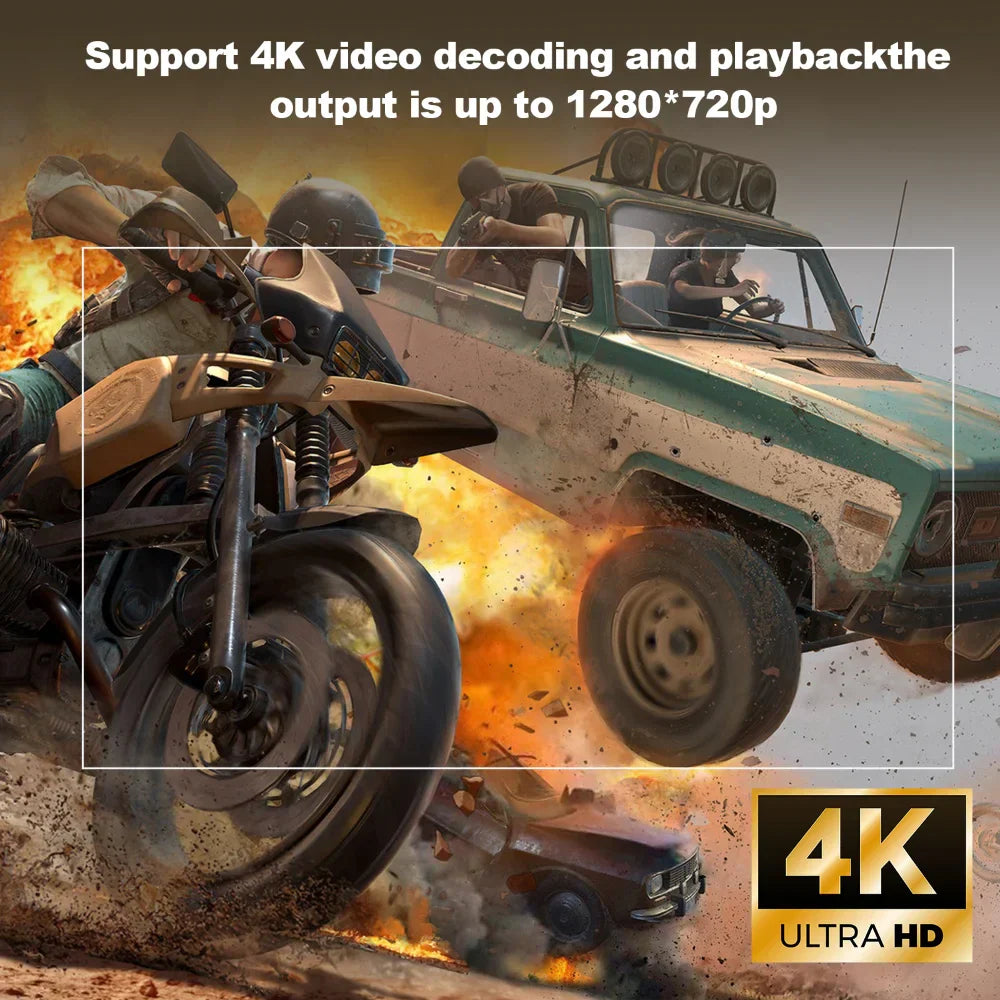 Brehn | Smart Mini Android 4K Unterstützung Heimkino Projektor
