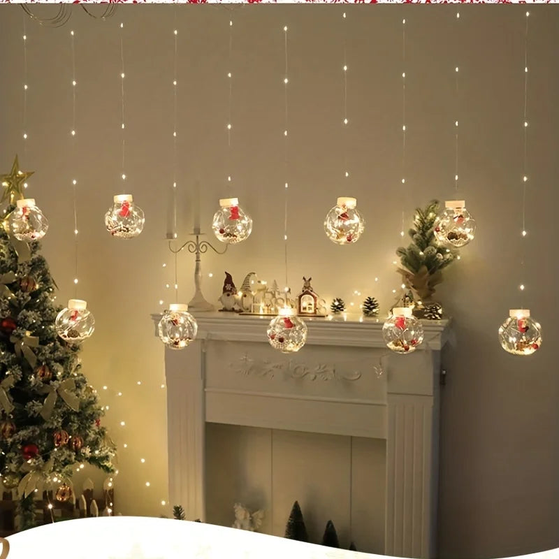 Brehn | LantaarnLuxe | Warme LED Weihnachtsvorhang Dekor