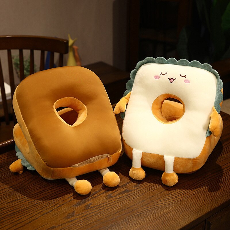 Lustiges Toast-Nickerchen-Kissen | Brehn