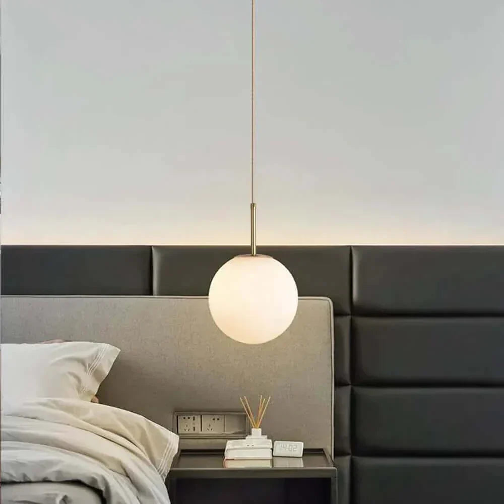 Brehn | Mid-Century Modern Glas Ball Pendelleuchte
