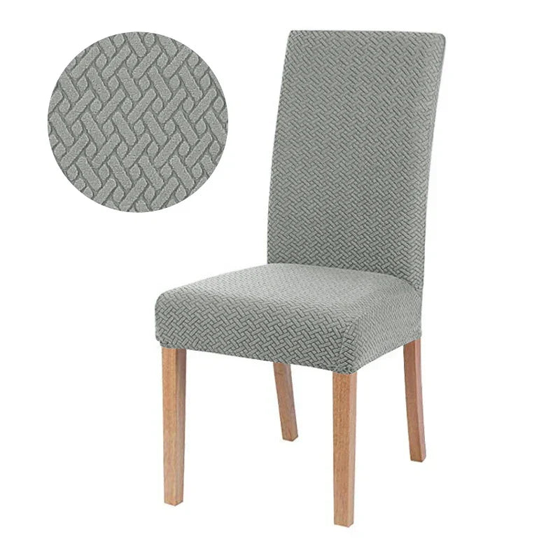Brehn | Stuhlhusse Velvona | Elastisch & Dick Gepolstert | Jacquard-Stretchbezug | Waschbar & Knitterfrei