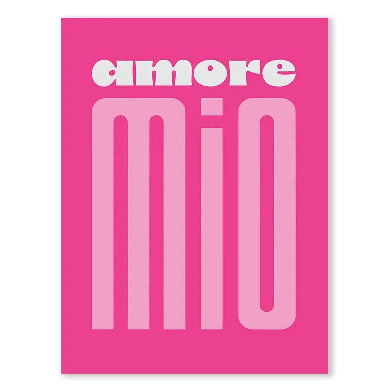 Pink Retro Liebe Zitat Wandkunst Feine Kunst Leinwanddrucke Typografische Bilder Für Schlafzimmer Wohnzimmer Hotelzimmer Modernes Apartment Wandkunst Dekor | Brehn