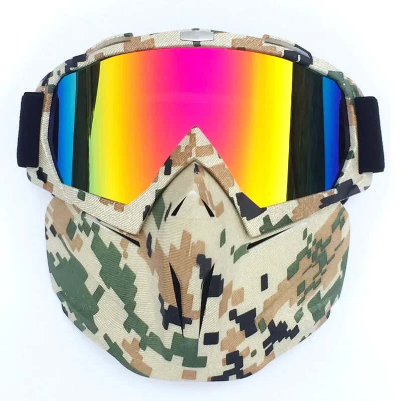 Schneeninja-Maske mit Schutzbrille