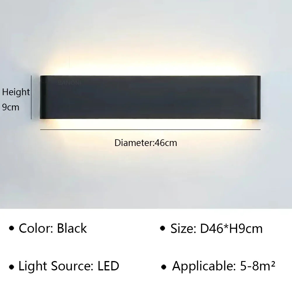 Brehn | LumiEra Moderne LED Wandleuchte | Stilvolles Design | Warmweißes Licht für Schlafzimmer, Flur & Badezimmer