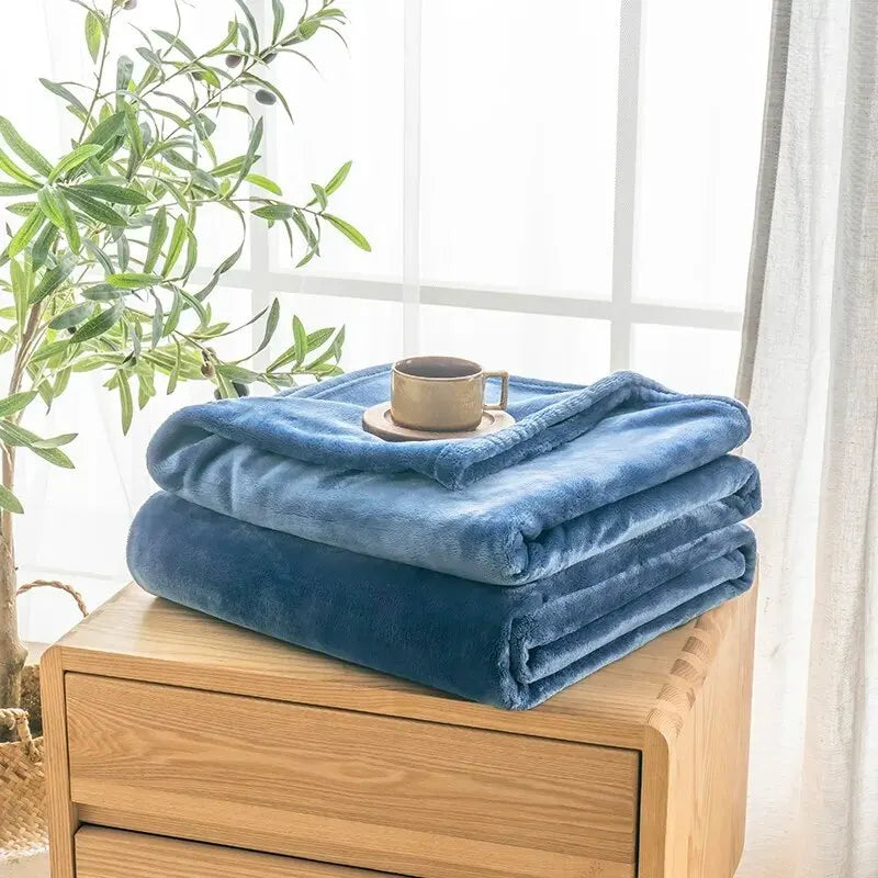 Extra weiche dicke Flanelldecke – Kuscheldecke für Nickerchen & Klimaanlage | Brehn