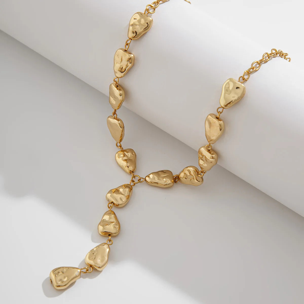 Brehn | Moderne Stein inspirierte Lariat-Halskette