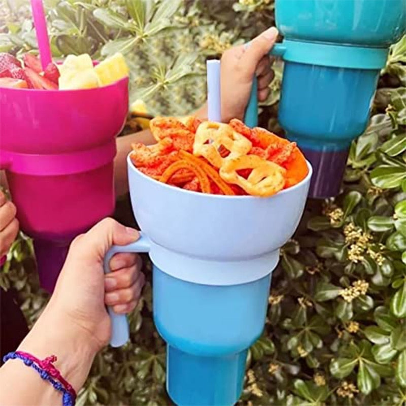 Brehn | 2in1 Snackhalter Trinkbecher