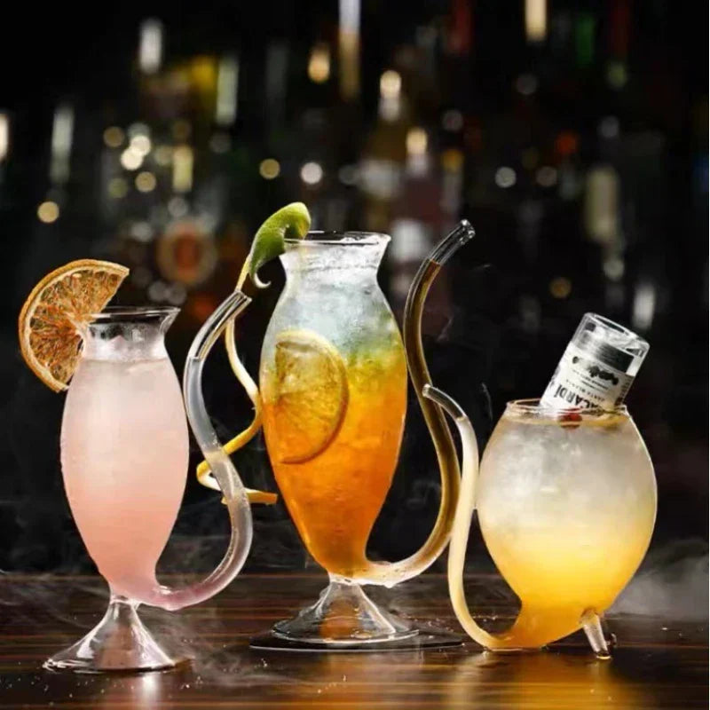 Kreative Geometrische Wein- & Cocktailgläser