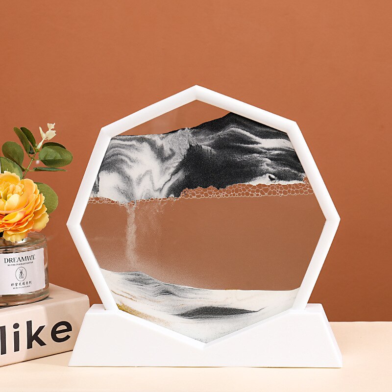 Brehn | Deep Sea Fließendes Hexagon Sand Dekor