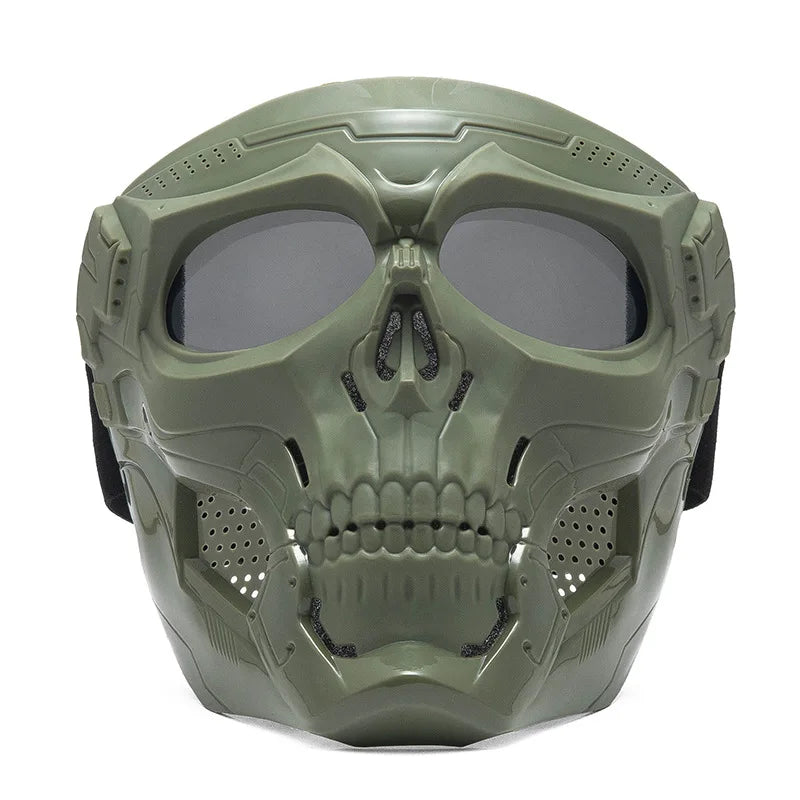 Brehn | Skull Horror Off-Road Motorradmaske