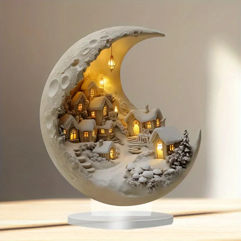Brehn | Moon Winter Stadt Dekor